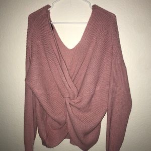 Forever 21 Exposed Back Sweater